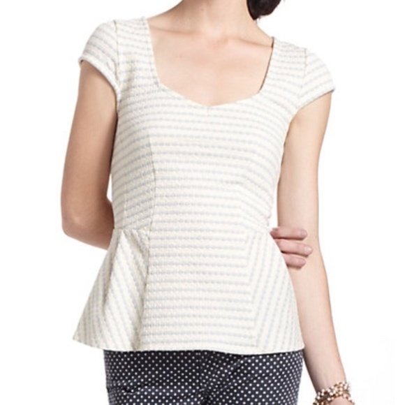 anthropologie peplum top